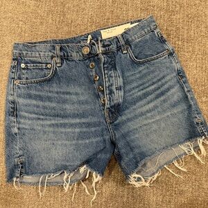 Rag & Bone Denim Blue Women's Shorts